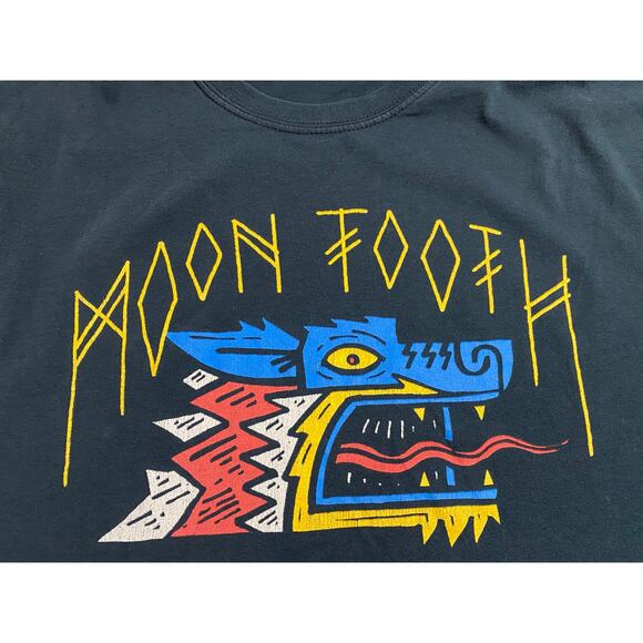 MOON TOOTH METAL Band Tee Mens XL Wolf Monster Graphic Shirt Rock Band - Picture 5 of 10